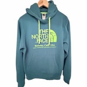 The North Face Blue Green Hoodie Mens Small